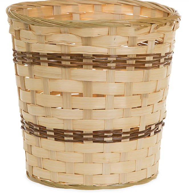 Bamboo plant basket / Eco-friendly organic bamboo tree planting basket made in VietNam