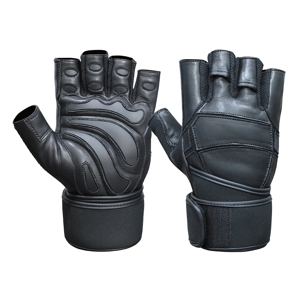 Fitness Weightlifting Gym Training Workout Gloves Palm Protector Half Fingers Cycling Weightlifting Training Gym Gloves