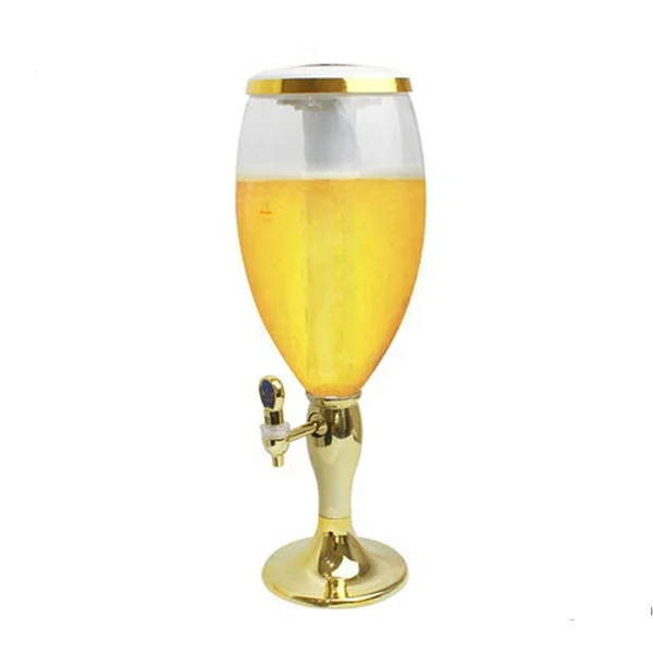 
3L Hot sale New Bar Beer tap for drink dispenser with ice tube cooling 