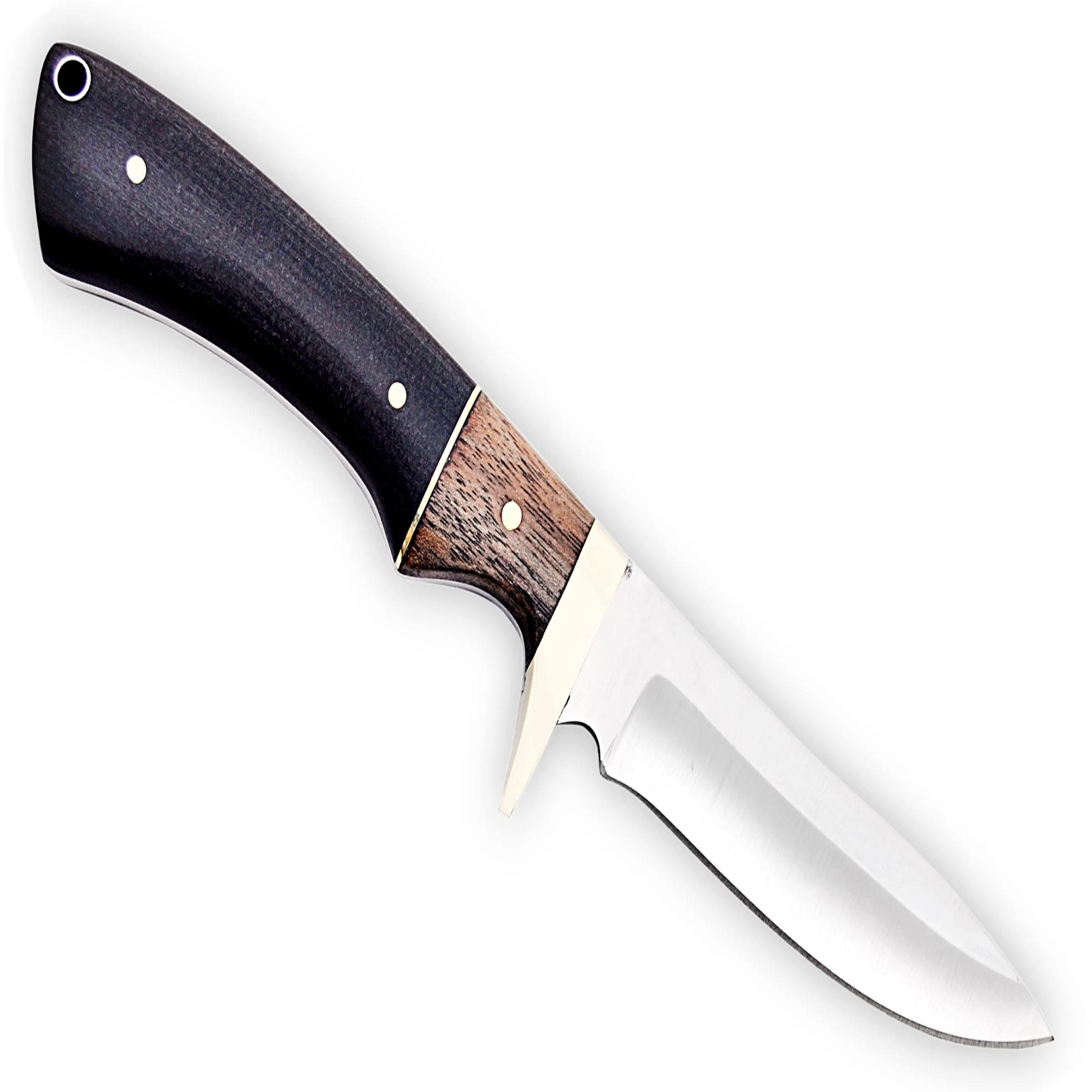  Охотничий нож ручной работы 420 J2 из нержавеющей стали 8 дюймов ручка микрокарты с деревянной защитой и кожаным футляром