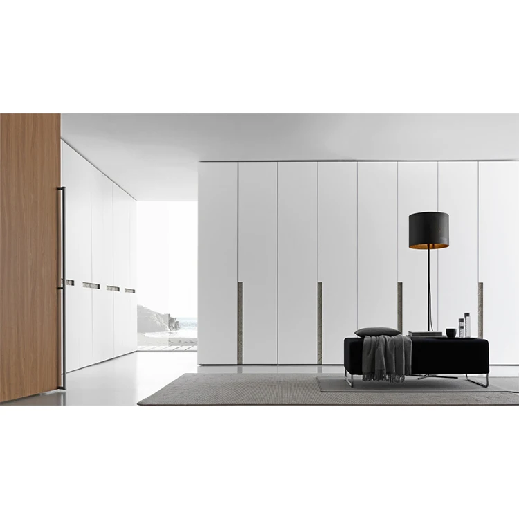 High gloss wooden closet for bedrooms