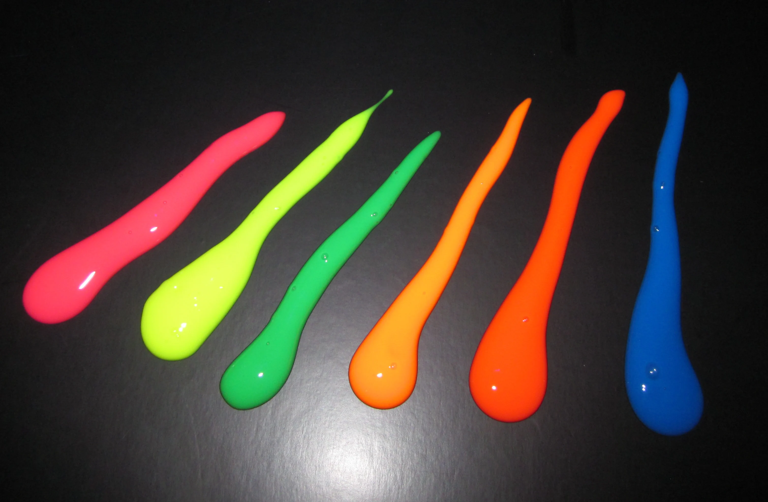 
1/2 Gallon Acrylic Neon Acrylic Paint - UV Reactive - Fluorescent Paint - Glows Under Ultraviolet Light 