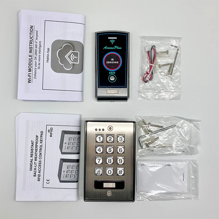 DK-2852 (P2) Tuya App Control Access Control Keypads 125khz EM4100 & EM4200 EM Card Home & Office Door Entry 2 NC/NO Relay IP-65