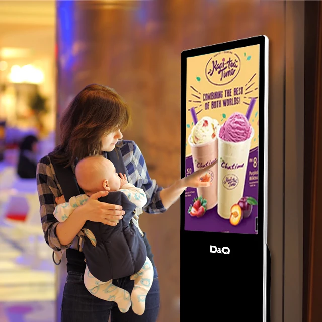 Digital Advertising Display UHD Outdoor Multi Touch Advertising Led Display Touch Screen Kiosk Price Floor Standing Advertising