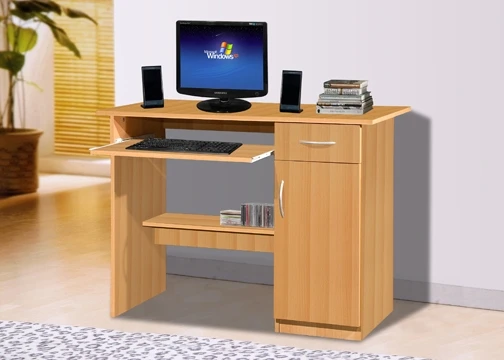 1 Drawer and 1 Shelf with Door Computer Table Made in Malaysia 2402