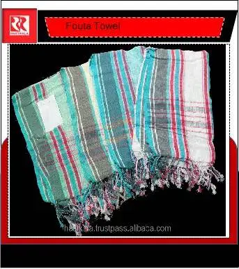 Custom printed wholesale Fouta Towel Cotton Yarn Dyed Stripe Kenyan Kikoy 100% Cotton Turkish Microfiber Fouta Towel