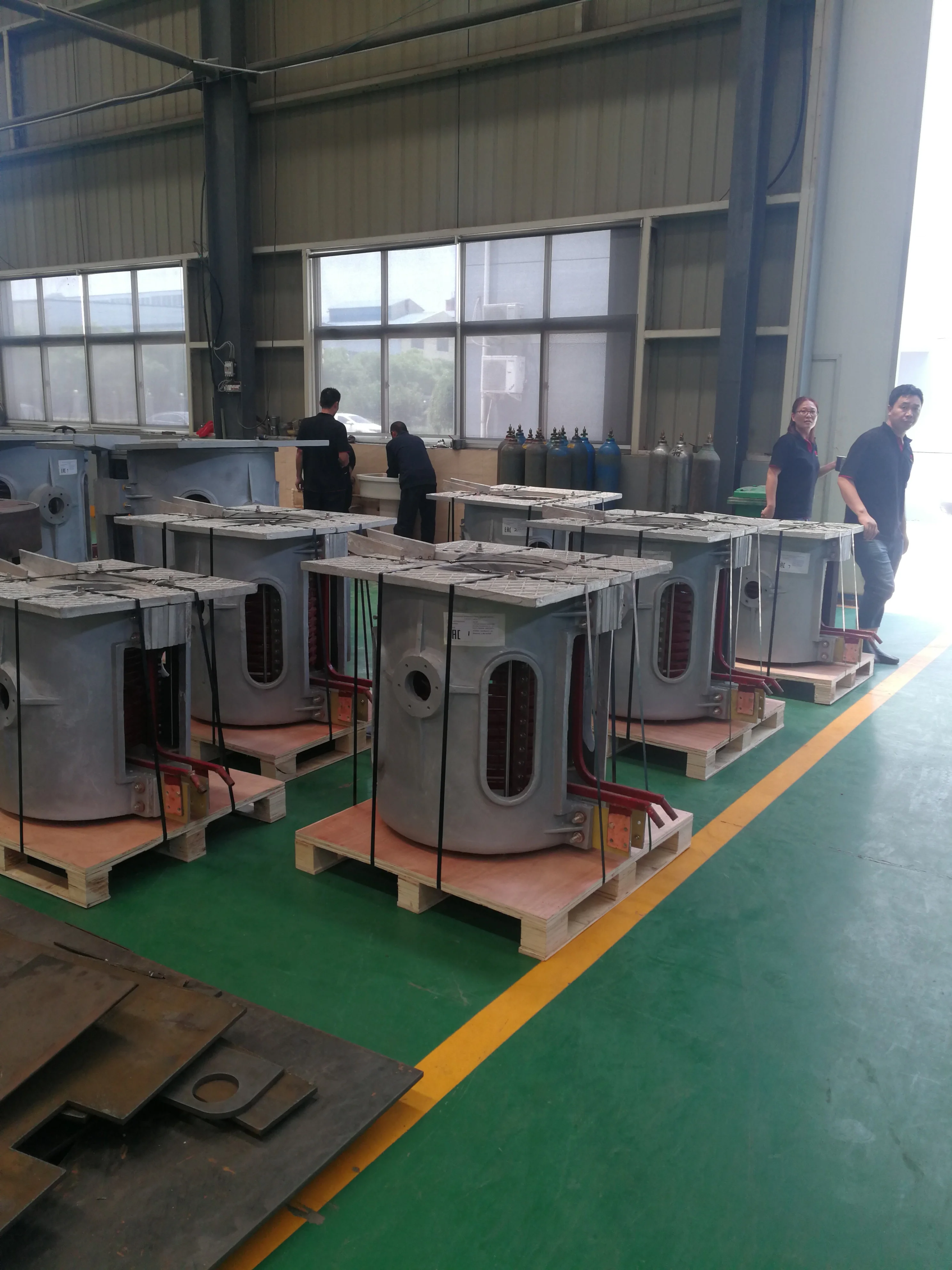 1000 кг автоматический редуктор наклонный чугунный лом металлоиндукци