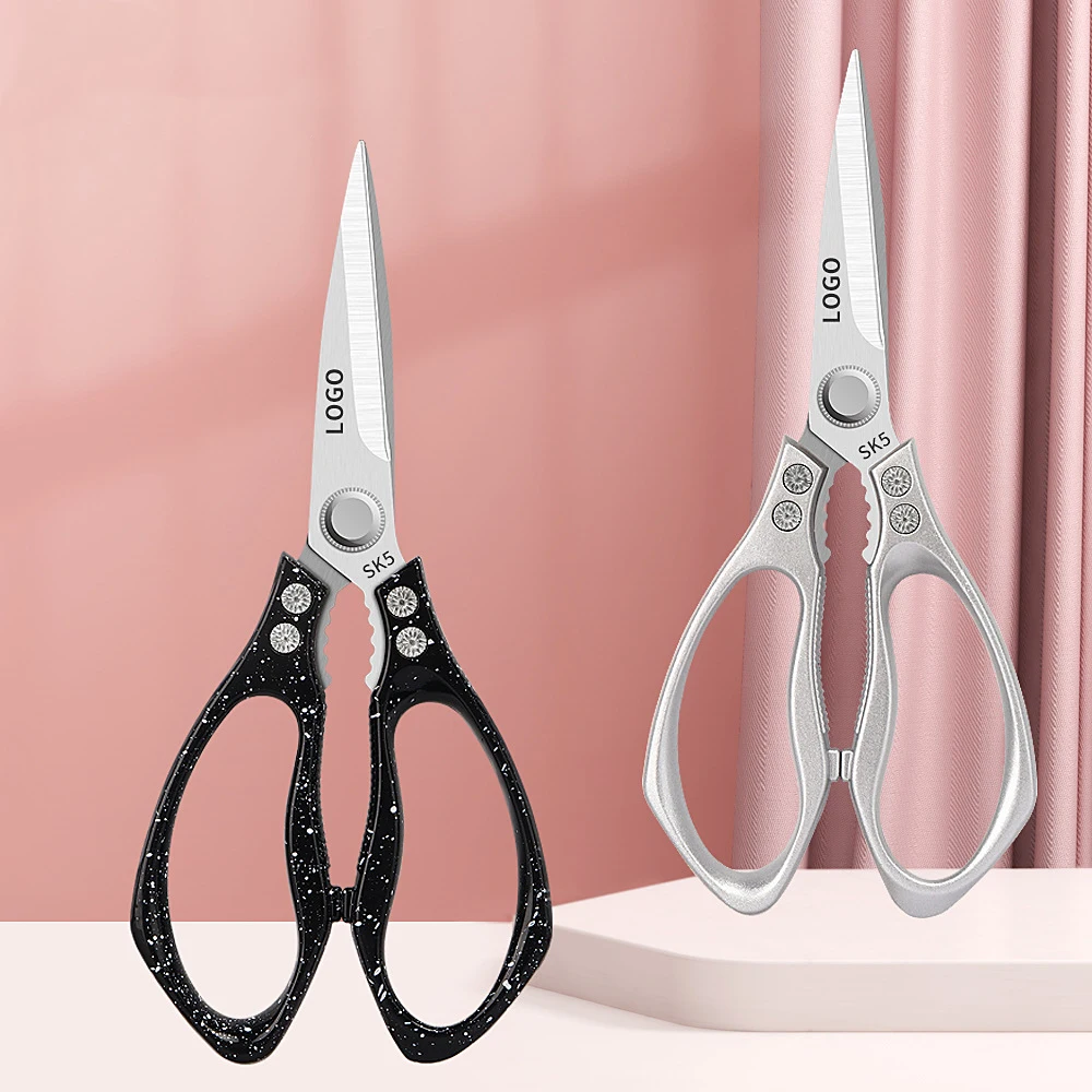 Индивидуальные съемные прочные многофункциональные Роскошные ультра острые 304 лезвия из нержавеющей стали кухонные ножницы