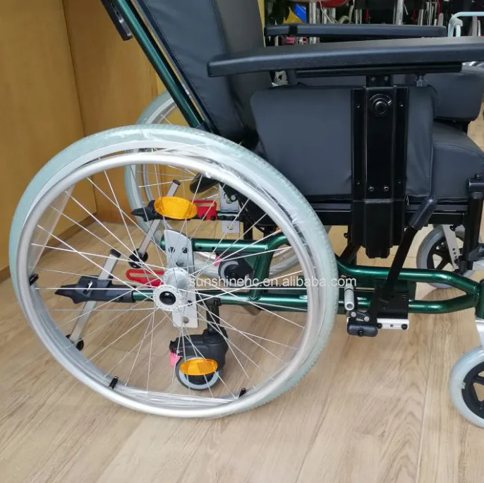 WH929S High End Wheelchair Hydraulically Adjustable Backrest Adult Tilt In Space Aluminum Wheelchair For Disabled