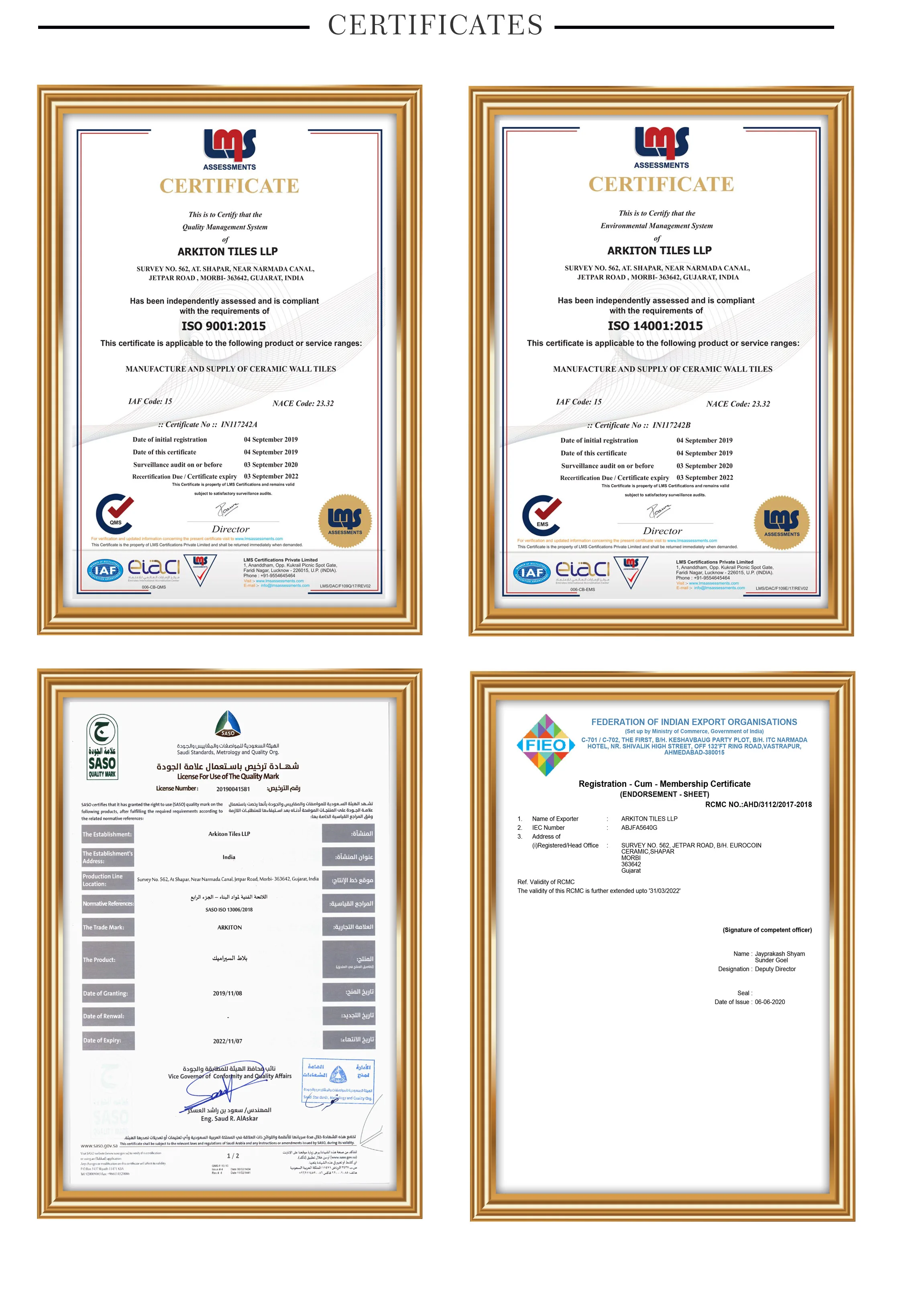 certificates 2
