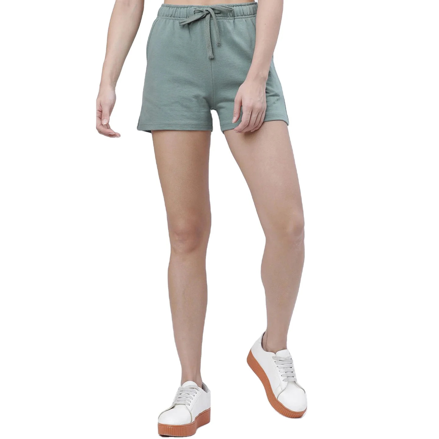 Cotton Fleece Comfy Sweat Workout Gym Yoga Athletic Running Hiking Shorts Tennis Skirt Shorts Women Mid Waste Sexy legs shorts