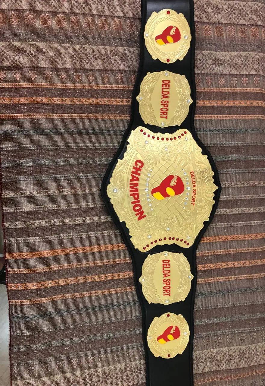 Custom mma pankration championship belt totally customized