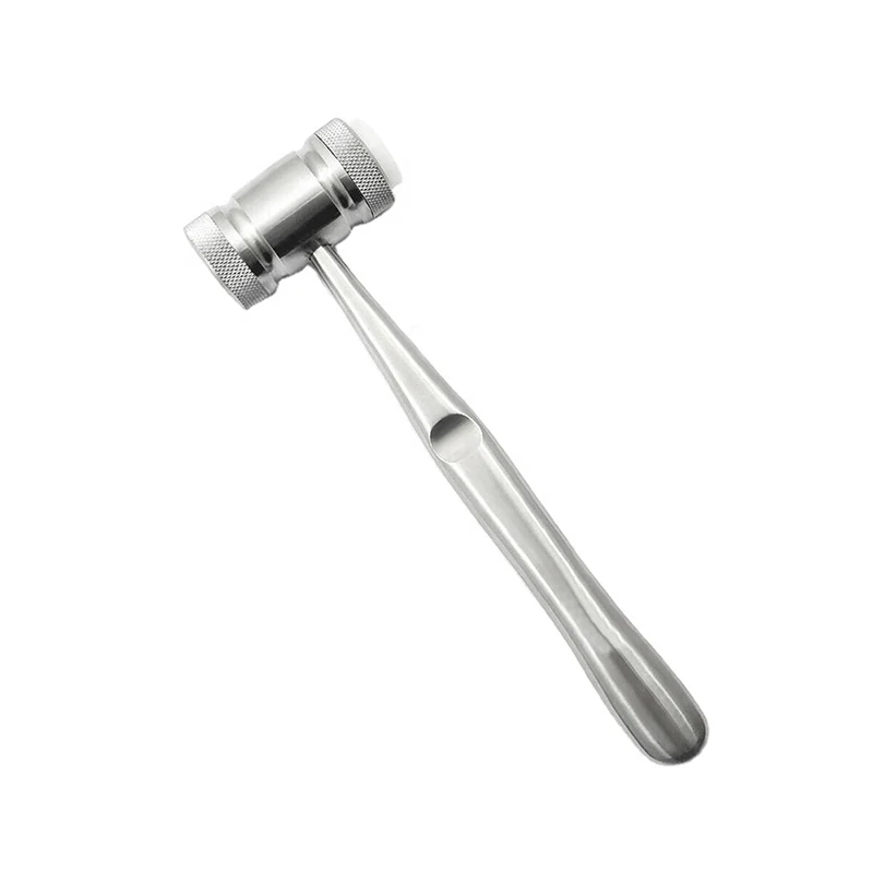 Стоматологический Хирургический Инструмент Mallets для зубов, стоматологический молоток для костей с двумя головками, ручка из нержавеющей стали и нейлона