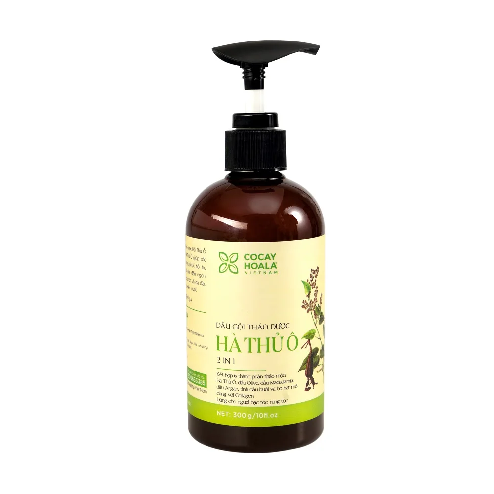 Ha Thu O 2in1 Natural Shampoo Nourishing 100% Natural From Vietnam Best Anti-Dandruff Anti-Itching Hot Sell