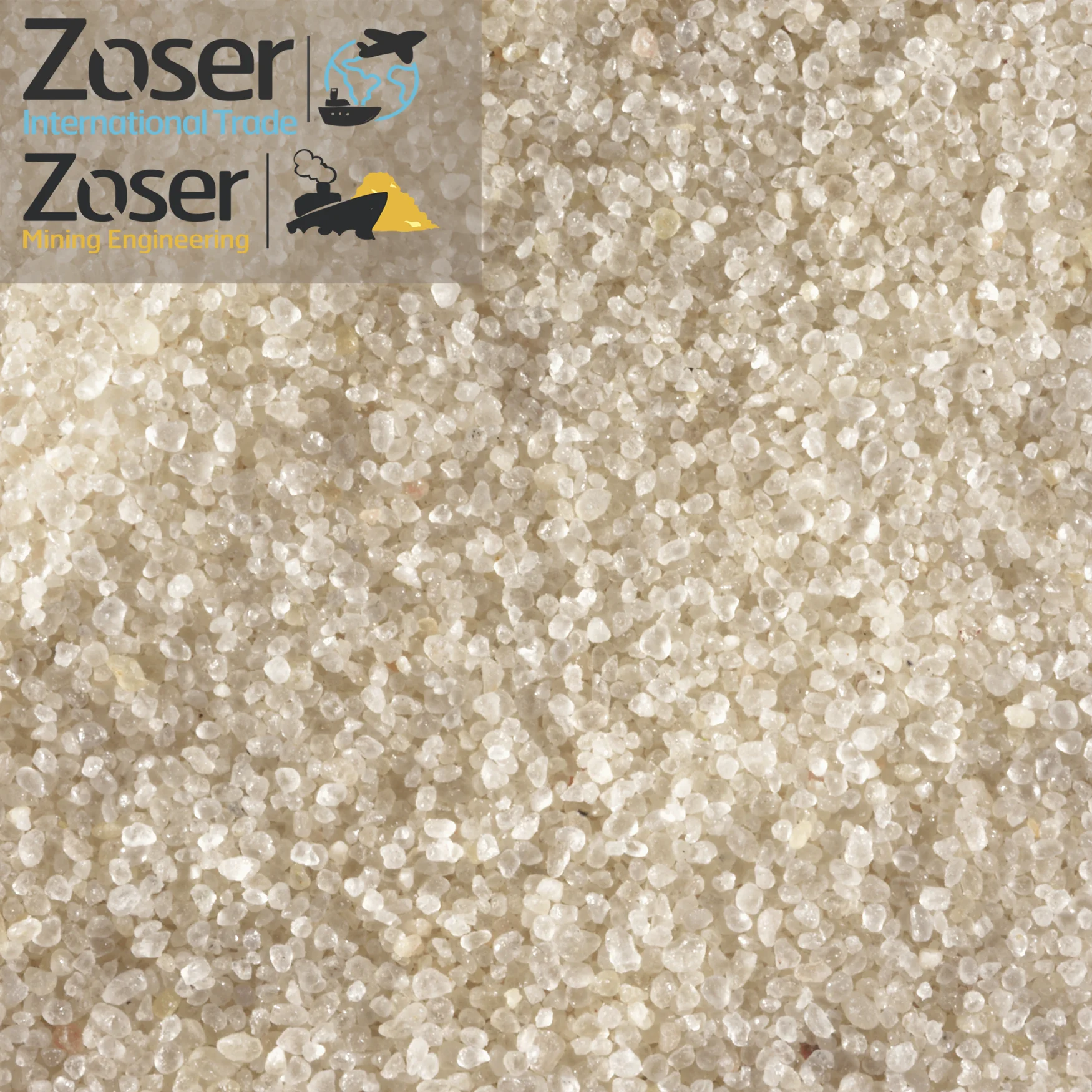 
Silica Sand, SiO2 99.6%, Fe2O3 0.010%. For Glass Making 