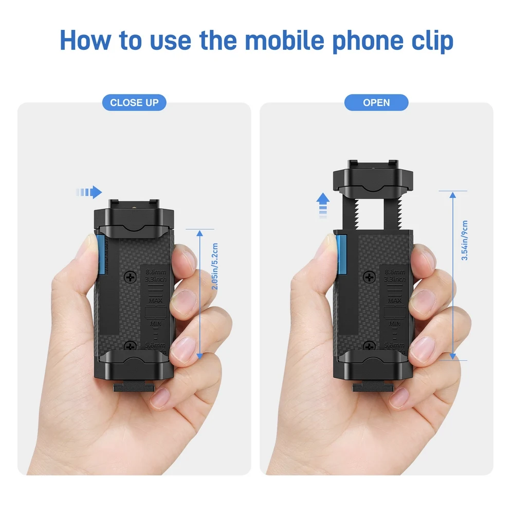 Andoer MT-01 алюминиевого сплава Настольный штатив-Трипод стойка с держателем для мобильного телефона гибкий удлинитель для Vlog потокового видео в реальном времени