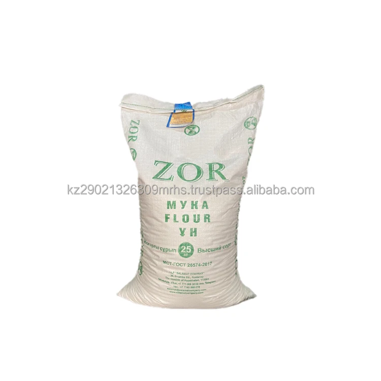 Highest grade white wheat flour product of Kazakhstan packed in 25 kg bags reliable supplier wheat flour for baking