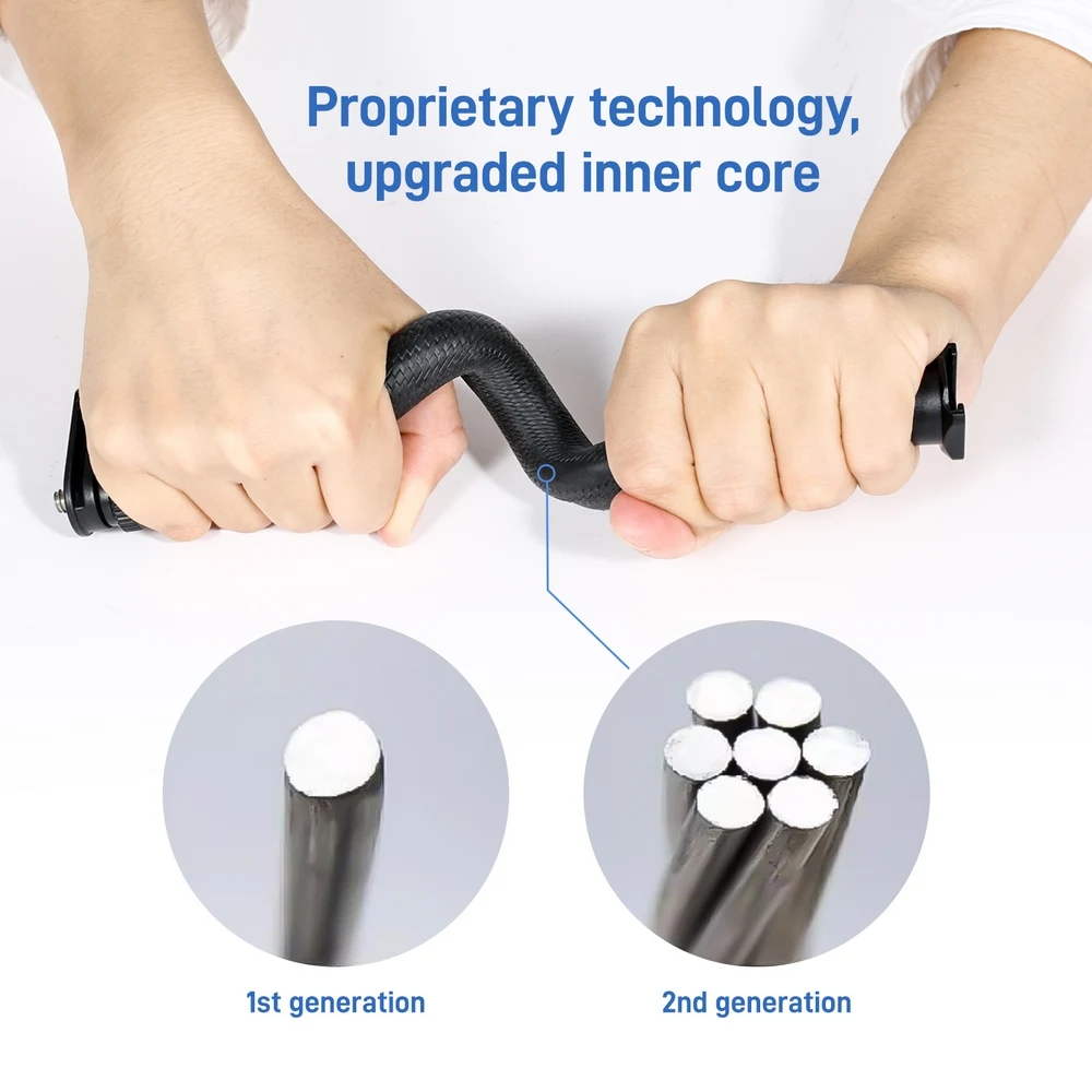 Andoer MT-01 алюминиевого сплава Настольный штатив-Трипод стойка с держателем для мобильного телефона гибкий удлинитель для Vlog потокового видео в реальном времени