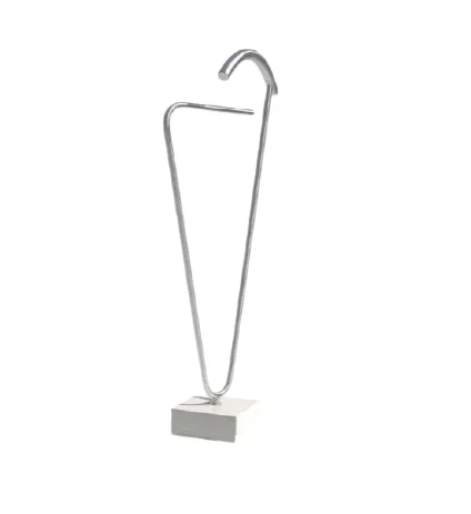 Luxury Galvanized Valet Stand Men Valet Suit Stand Metal Coat Squire Dresser Clothes Hanging Hotel Home Entryway Wholesale Price