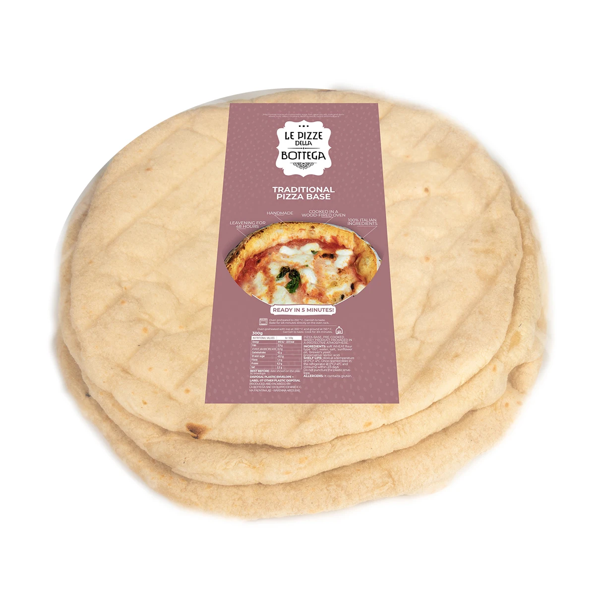 High Quality precooked traditional pizza base ready to ship