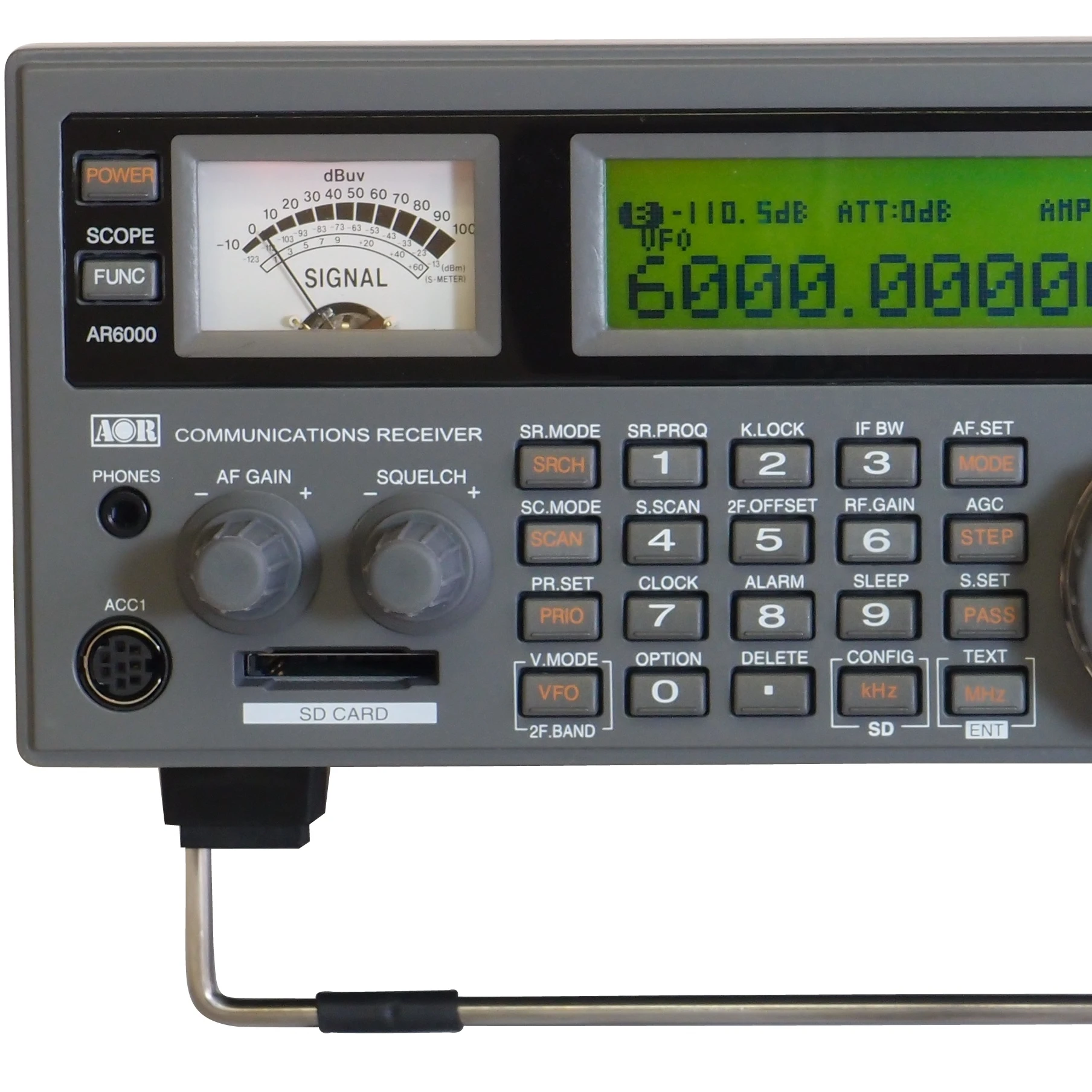 AOR AR-6000  Super Wide-band Multi-mode Receiver