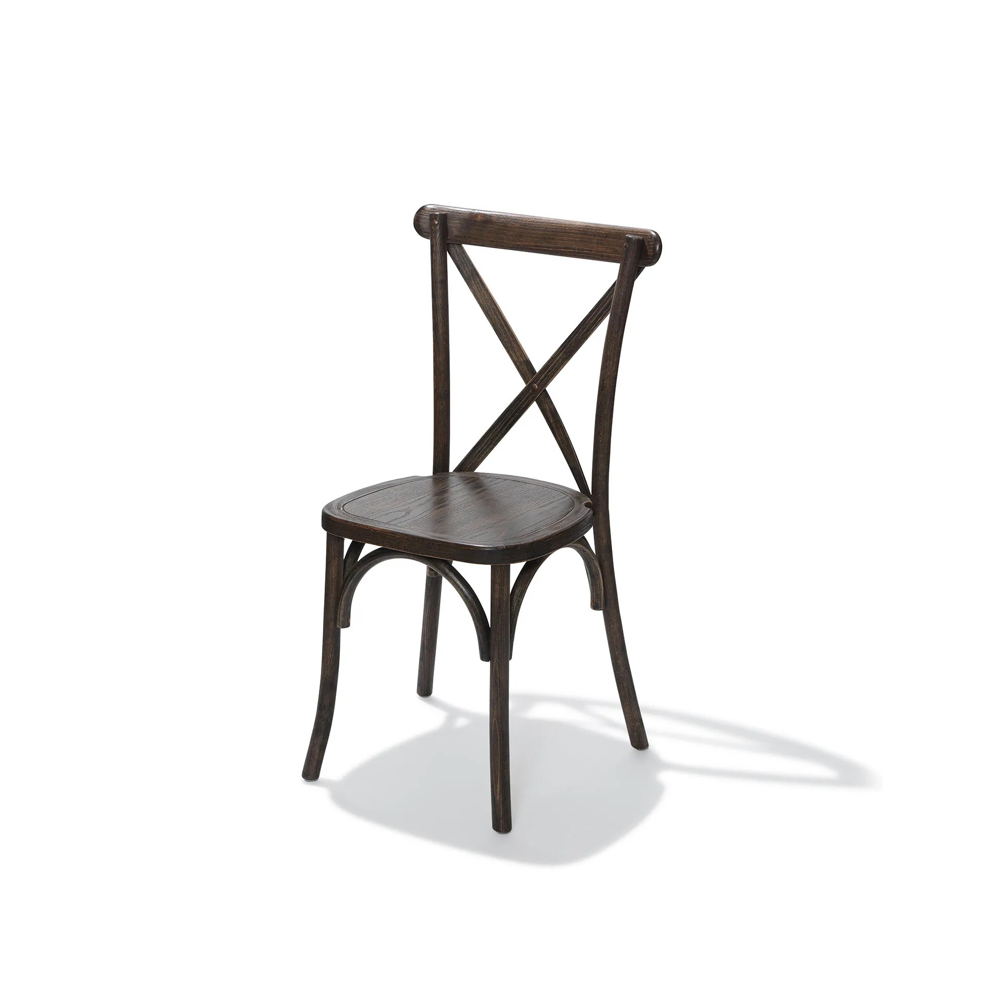 Crossback Chair Wood Classic Dining Chair Wholesale European Production Bar Furniture Solid Wood Commercial Furniture Antique