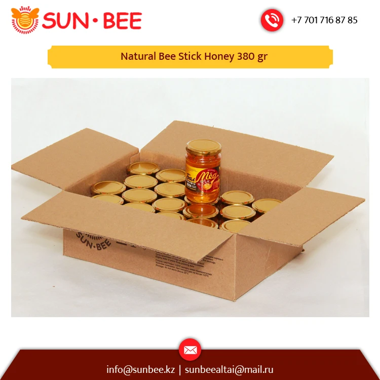 
Good Quality Natural Bee Stick Honey 380 gr for Wholesale Buyers 