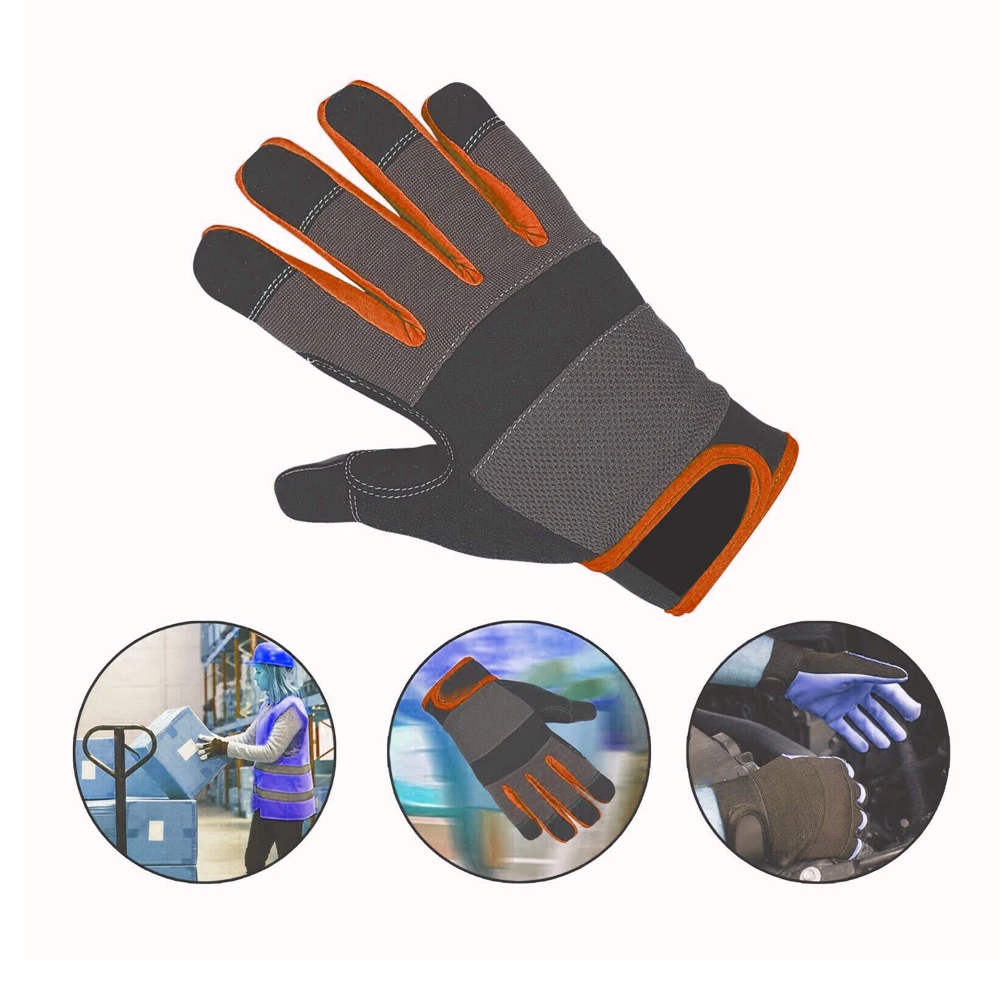 Grain Goatskin Leather Work Safety Assembly Gloves Hot Sale Best Price Custom Made Assembly Gloves