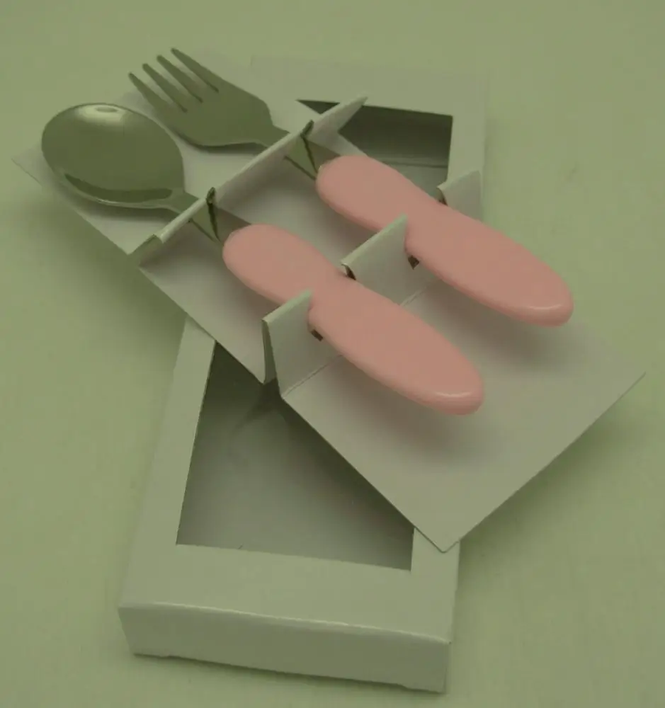 Yangjiang Factory LFGB Approved Disney audit 4C Heat Transfer PS ABS Handle baby cutlery set
