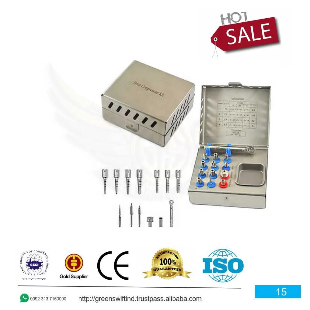 Dental Broken Screw Extractor Remove Implant kit Dental Remover Drill Driver Guide Implant Restoration Tools Kit