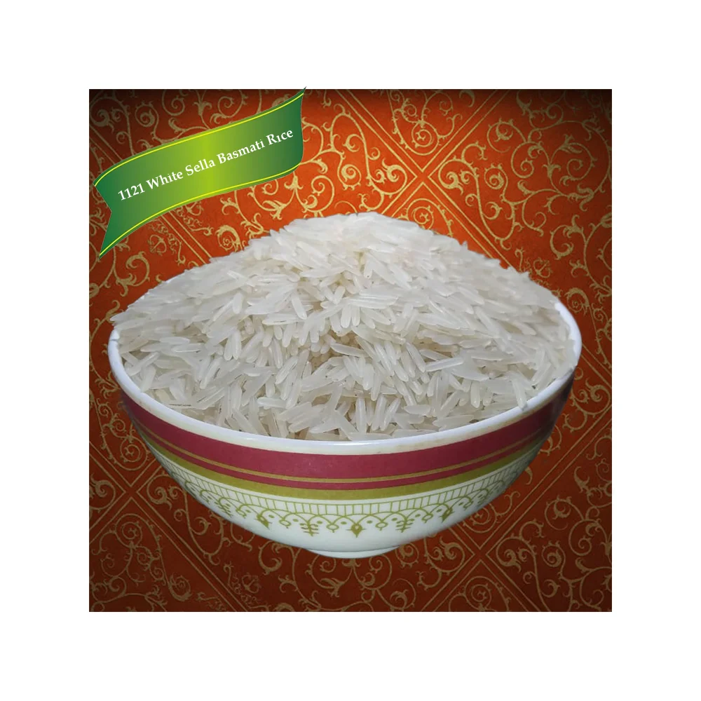 Long Grain 1121 White Sella Basmati Rice Riz Riso Export From India