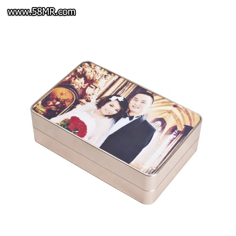 wedding USB flash drive stick metal USB packaging box