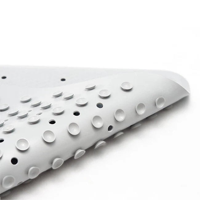 Non Slip Suction Silicone Natural Rubber Bath Mat In Grey Shower Mats On Sale Bulk Buy Manufactured In Malaysia
