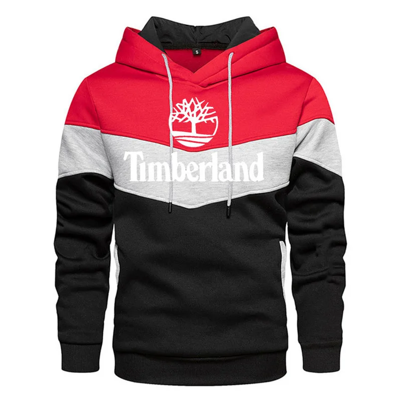 2022 зимняя толстовка Повседневный пуловер с капюшоном в стиле пэчворк свитшоты на заказ новый стиль мужская длинными рукавами и принтом цветных блоков