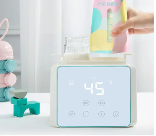 Double bottle warmer LCD display touch control baby bottle warmer and sterilizer bottle heater food heater