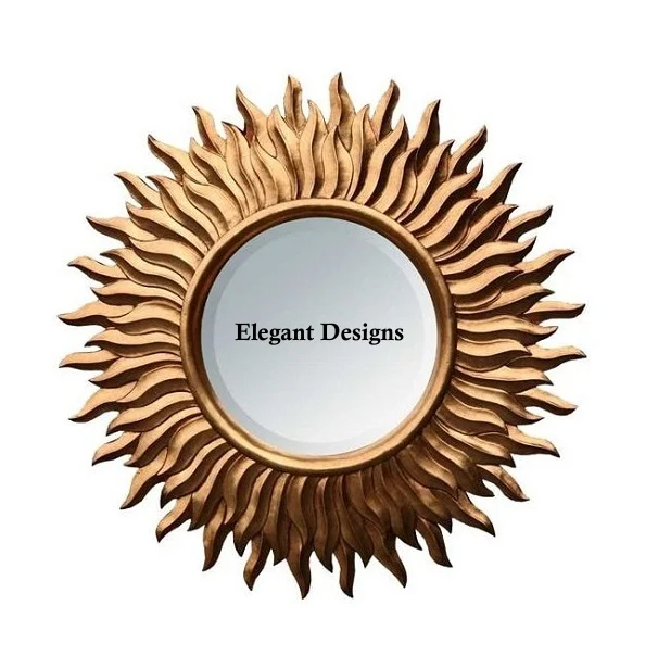 Wholesaler & Supplier Of Metal Wall Mirror Elegant Designer Handmade Mirror American Stylish Newly Fashionable Wall Mirror