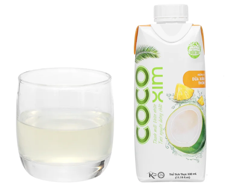 Вьетнам производитель 100% натуральной кокосовой воды со вкусом ананаса