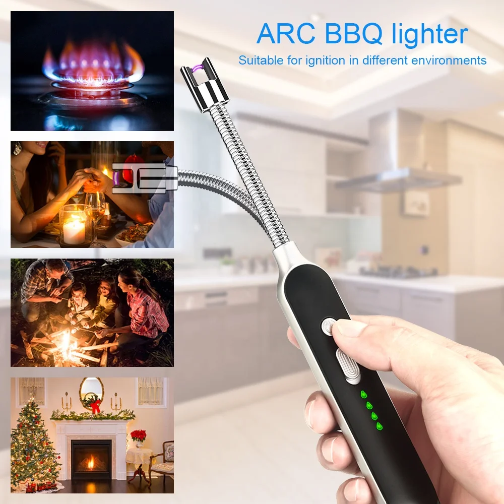 FR-029 Custom Logo New Design High Quality Wholesale Eco-friendly Kitchen Accessories USB Smart Charging pulse Cigarette Lighter