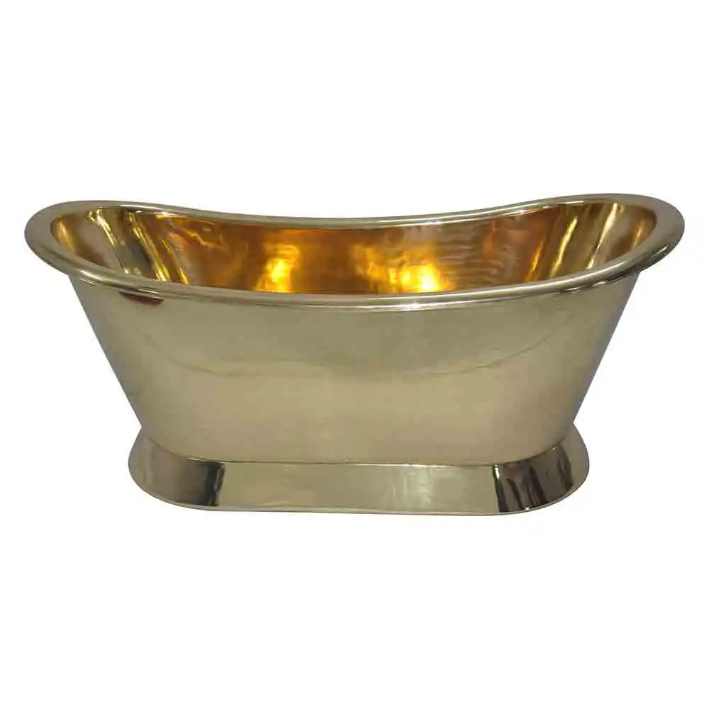 Pedestal Brass Bathtub