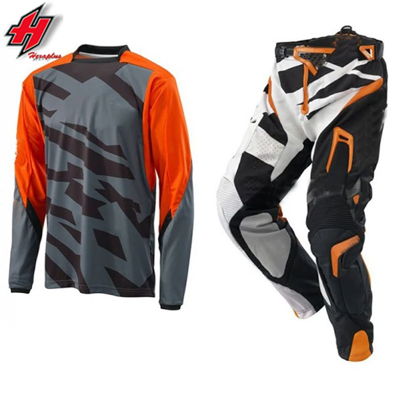 Wholesale Cycling kit motocross Racing Jersey Pant & Shirt Fashion Motorcycle motocross kit lee design motocross kit
