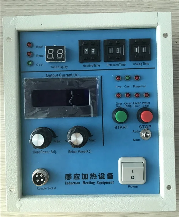 High frequency heating machine 20kw induction metal melting furnace gold copper silver