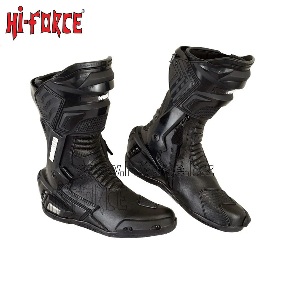 Leather boots motorcycle riding shoes mx long boot man Enduro Road Rally Motorbike Racing Boots