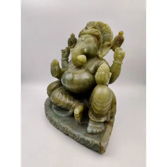 Aquamarine Ganesh Big New product natural crystal points aquamarine Ganesh for decoration