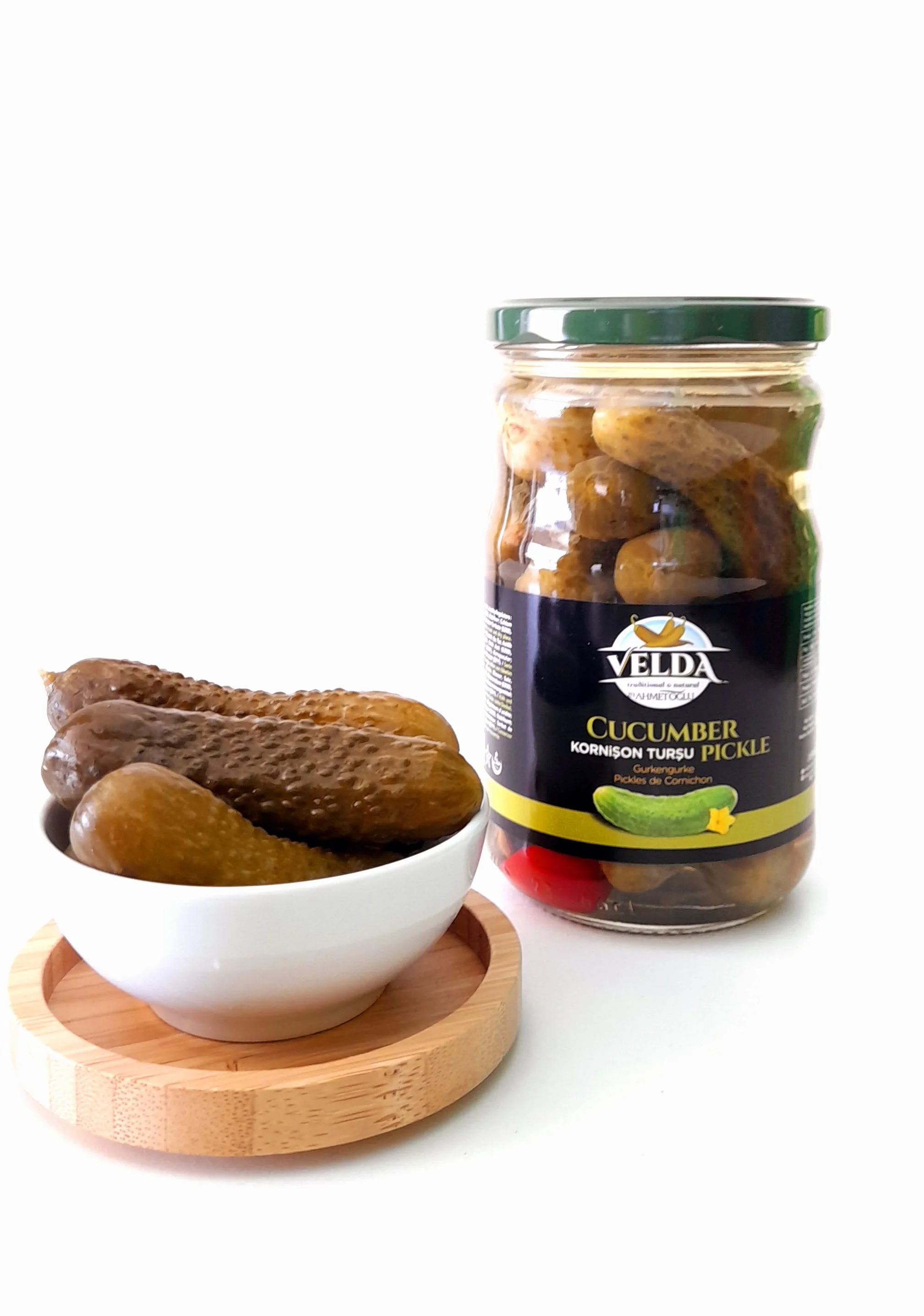 Огурцы-660 см3 стеклянная банка