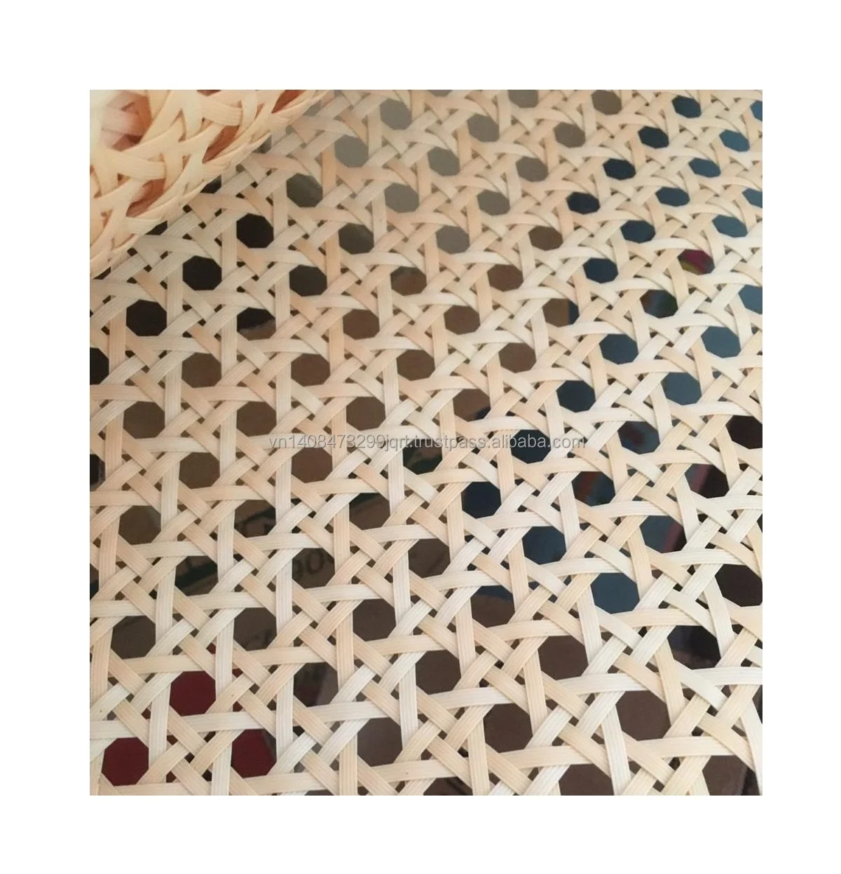 Close/open natural rattan webbing cane / synthetic rattan rolls / Plastic PE PVC woven material