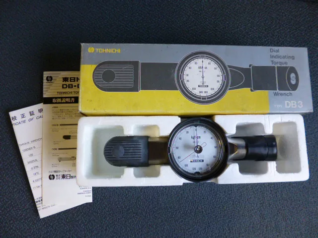 Tonichi preset high quality torque wrench dial type torque wrench replaceable head made in Japan