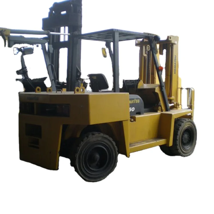 Японский оригинальный вилочный погрузчик Komatsu FD 50, 5-тонный гидравлический погрузчик Komatsu в Шанхае