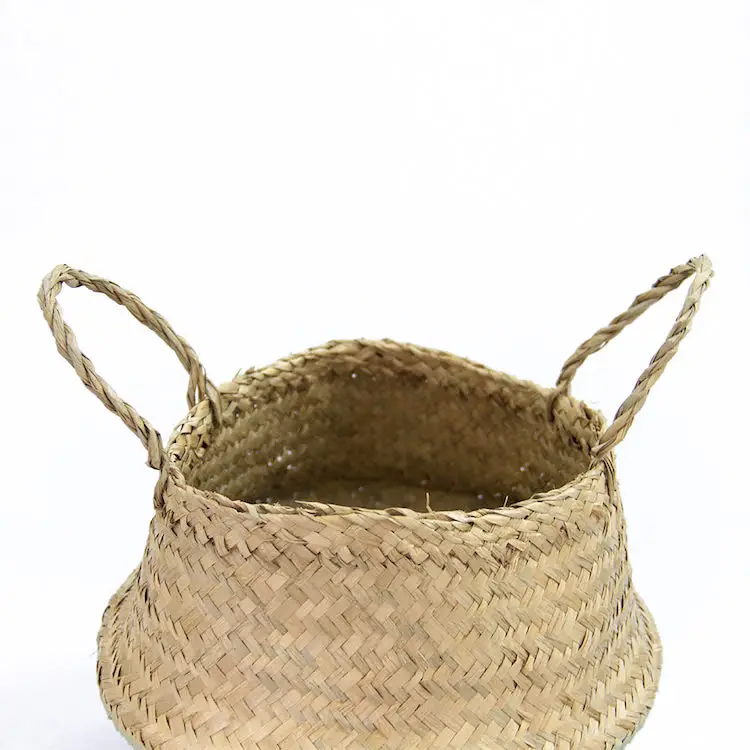 
Hot Sale in 2021 Best Seller Collapsible Laundry Basket Made Of Natural Seagrass In Vietnam 