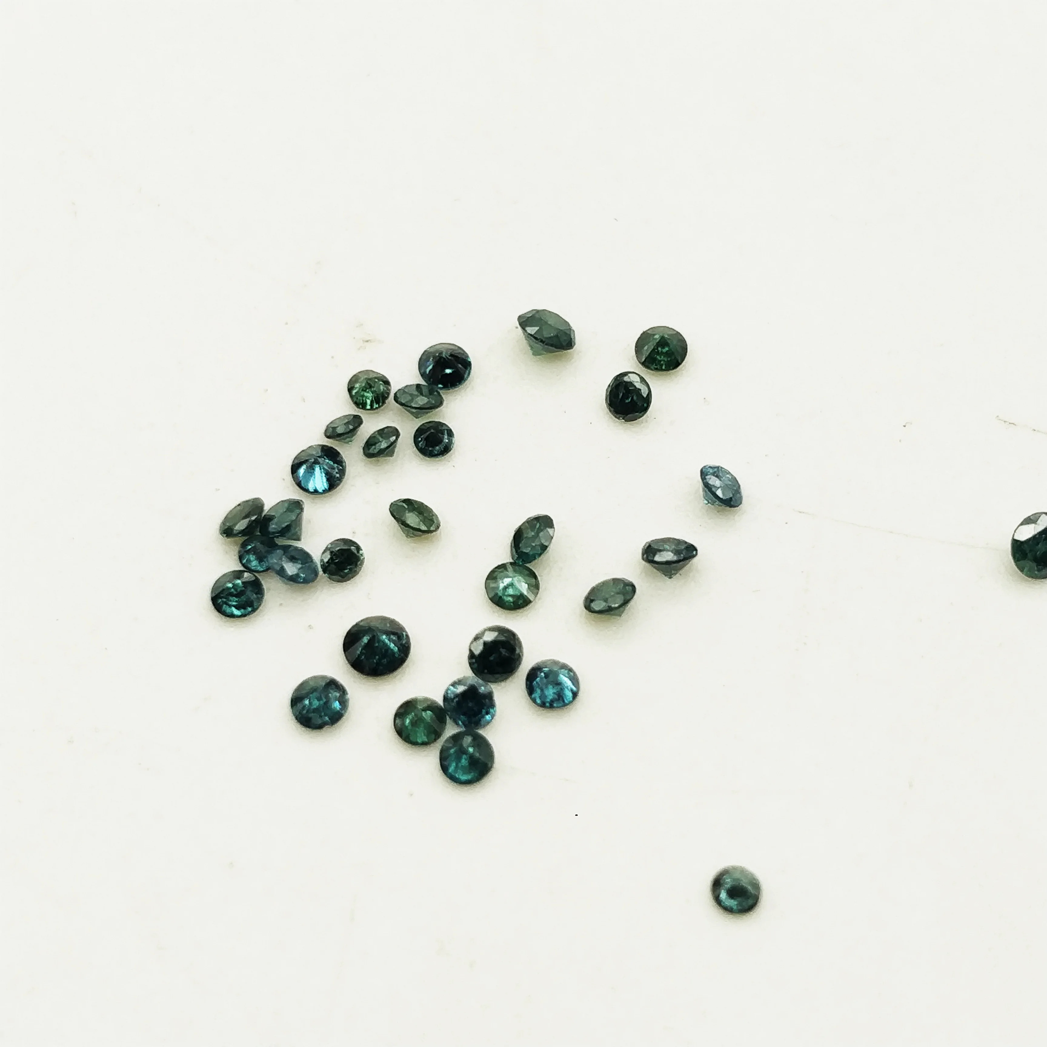 Blue Diamond Round Cut Gemstone Loose Wholesale By Manufacturer For Jewelry At Best Price