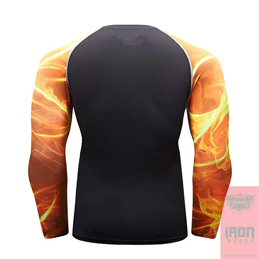 Rash Guard Bjj Rash Guard Factory Custom New Arrival Polyester / Nylon Sports Long Sleeve Men Plain Rash Guards Wholesale
